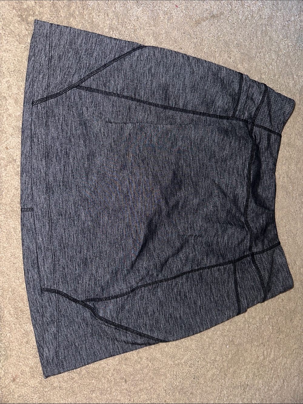 Athleta Charcoal Heather Performance Skort
